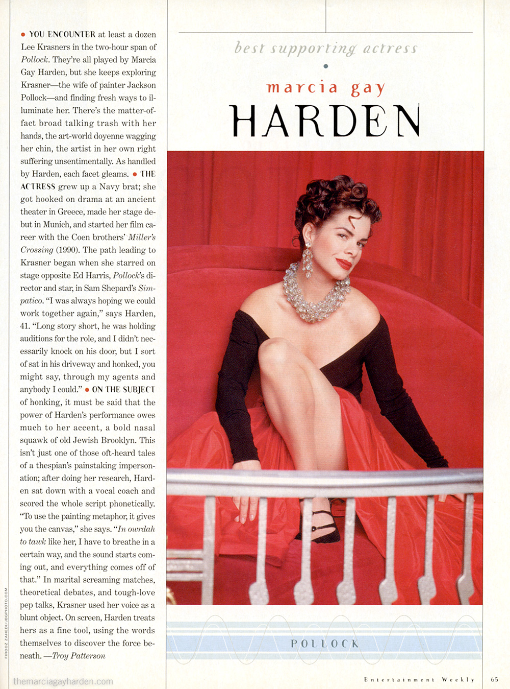 Marcia Gay Harden - Press - Pollock